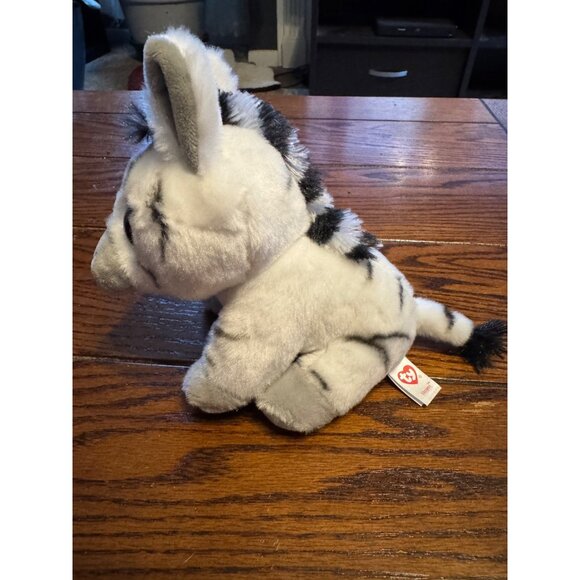 Ty Beanie Boos "Stripes" Zebra Plush Toy Sparkle Eyes 2011 - Picture 5 of 6